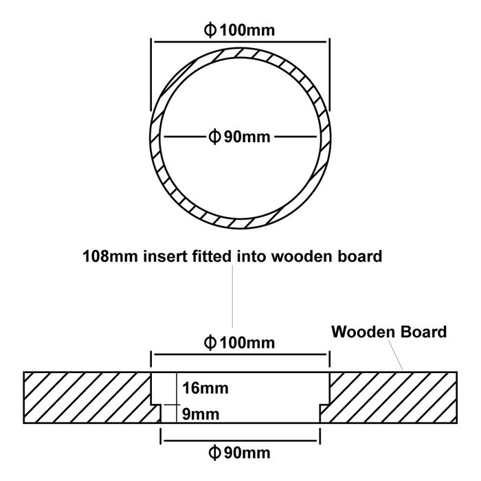 108mm Barometer Insert