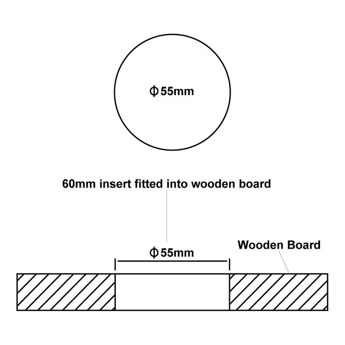 60mm Hygrometer Insert ***