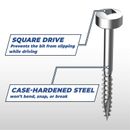 Kreg Pocket Hole Screws - 25mm Coarse/Pan Head - Zinc - 100 pack