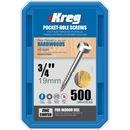 Kreg Pocket Hole Screws - 19mm Fine/Pan Head - Zinc - 500 pack ***