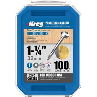 Kreg SK03B Blue Kote Pocket Hole Screw Kit