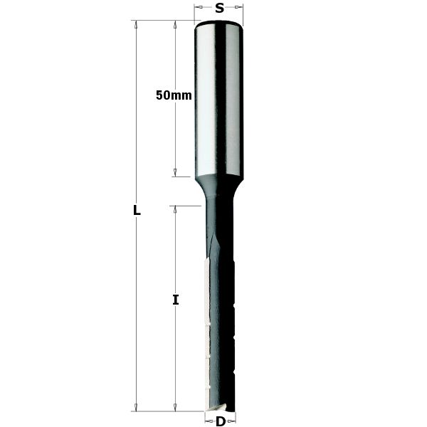 L/H Slot Mortise Bit 10mmD 70mmCut 125L