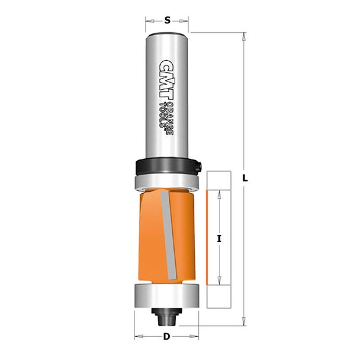 CMT Super-Duty Flush Trim Bit 19D x 50.8 Double bearing