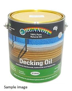 Organoil Decking and Exterior Clear Oil 4L