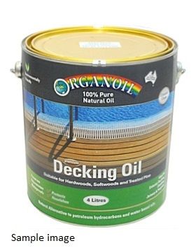 Organoil Decking and Exterior Clear Oil 4L