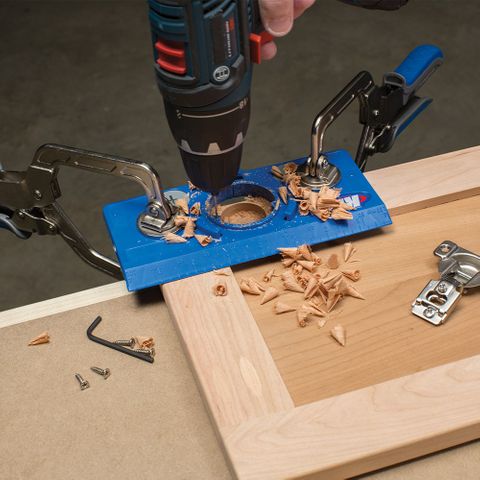 Kreg cup store hinge jig