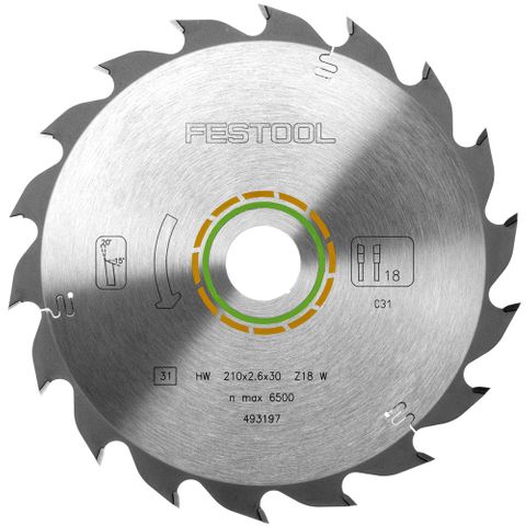 HW 210x2.6x30 W18 Saw Blade TS-75