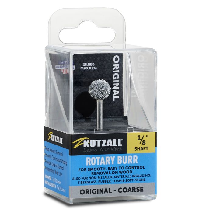 Kutzall Sphere 9.5mm Diameter 1/8" shaft - Coarse