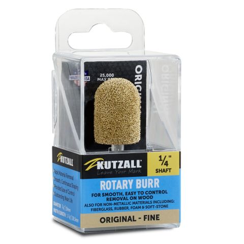 Kutzall Ball Nose 19mm Diameter 1/4" shaft - Fine