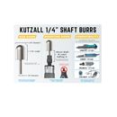 Kutzall Ball Nose 19mm Diameter 1/4" shaft - Fine