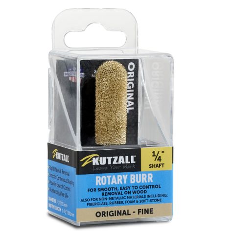 Kutzall Ball Nose 13mm Diameter 1/4" shaft - Fine