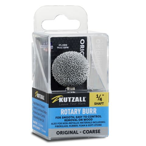 Kutzall Sphere 25mm Diameter 1/4" shaft - Coarse