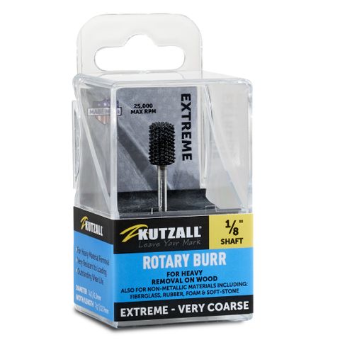 Kutzall Cylinder 6.3mm Diameter 1/8" shaft - Very Coarse