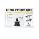 Kutzall Cylinder 3.1mm Diameter 1/8" shaft - Very Coarse