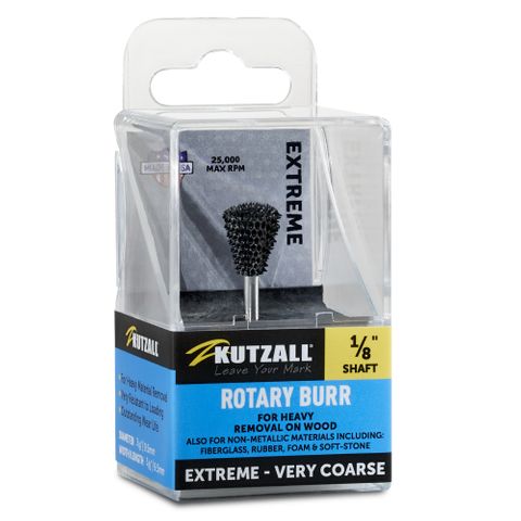 Kutzall Very Coarse Dovetail 9.5mm  Diameter 1/8" shaft