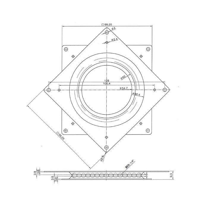 LAZY SUSAN BEARING 4 in