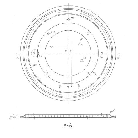 LAZY SUSAN BEARING 8 in.