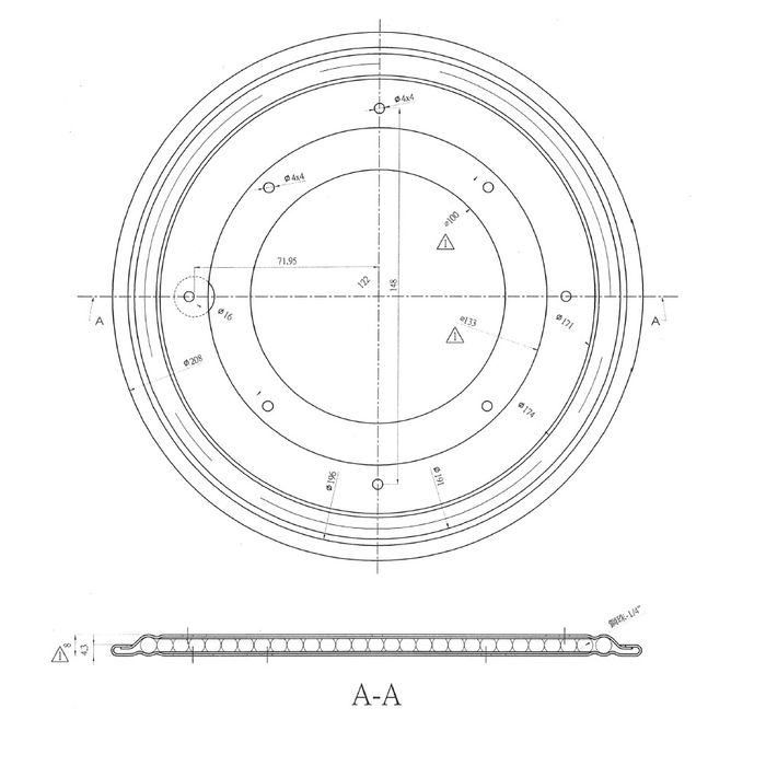 LAZY SUSAN BEARING 8 in.