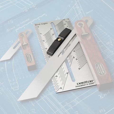 Veritas Bevel Setter with Metric Ruler