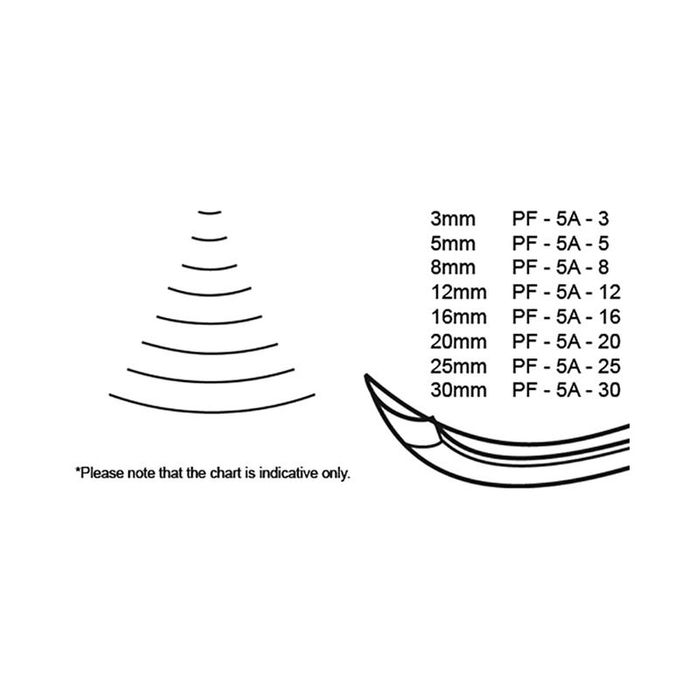 Pfeil Chisel 5A-16 Spoon Bent