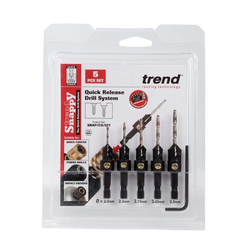 Trend Snappy 5 PCE Countersink Set