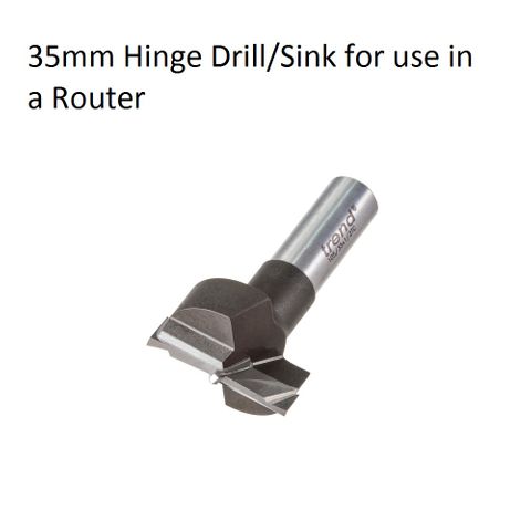 Trend 35mm Router Hinge Bit  ***