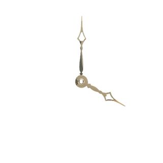 Carbatec Clock Hands - Hour & Minute - Gold - 68mm