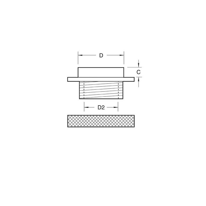 Trend Guide Bush 16mm Screw Type