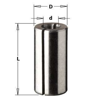 Collet Reducer 1/2in OD 1/4in ID