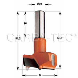 Hinge Boring Bit RH 15mm Dia