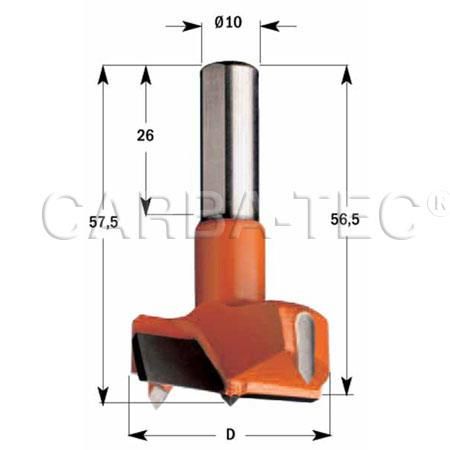 Hinge Boring Bit RH 15mm Dia ***