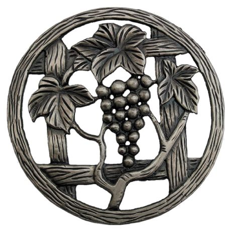 PEWTER LID (Grapevine)