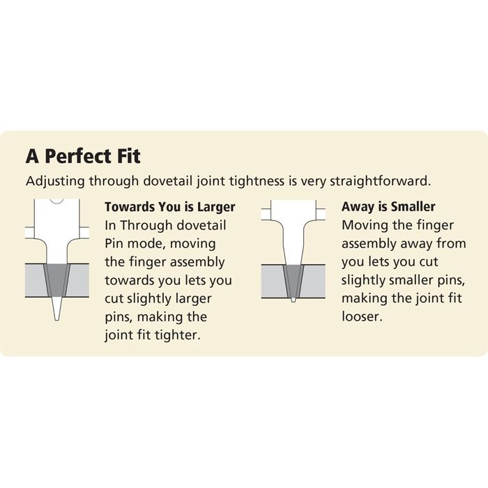 Leigh Through Dovetail Bit - 8° - 1/4" cutting diameter