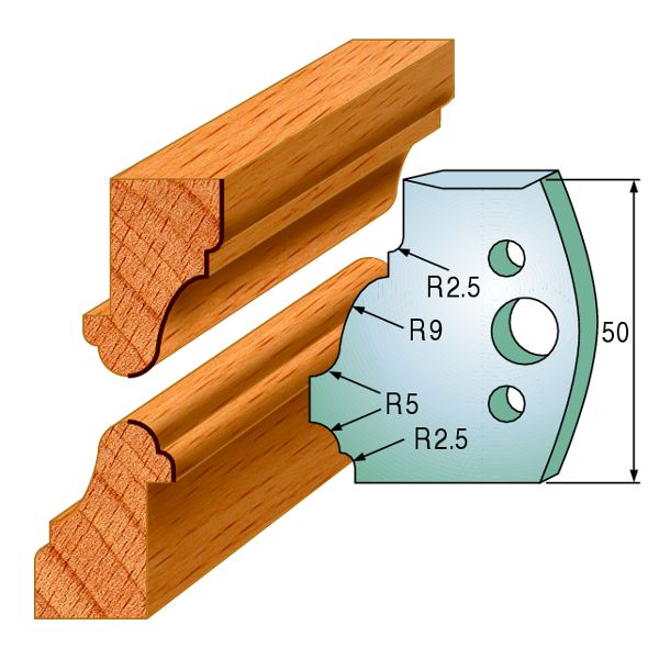 Spindle Blade Pair 50mm 690-558 ***