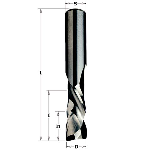 Spiral  Compression Up / Downcut 8mm Dia