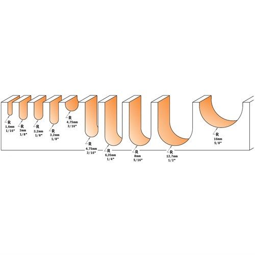 CMT Round Nose Bit 3.2dia. X9mm