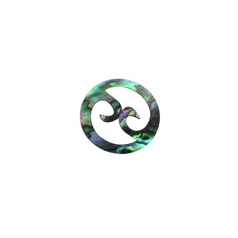 Shape-Paua -Double Koru Round - Pkt/12