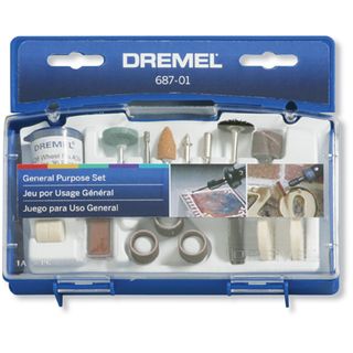 Dremel 689-01 Carving/Engraving Accessory Kit, 11 pieces