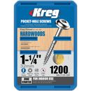 Kreg Pocket Hole Screws - 32mm Fine/MaxiLoc Head - Zinc - 1200 pack