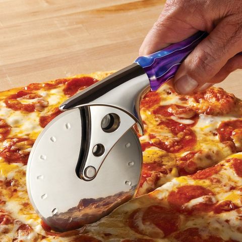 Rockler Stainless Steel Pizza Cutter Turning Kit with Chrome Finish ***