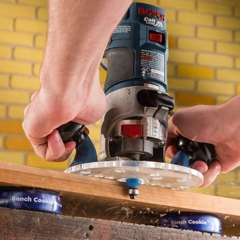 Rockler Compact Router Sub-Base with Handles