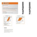 CMT Downcut 3 edge Finishing Bit 16mm Dia ***
