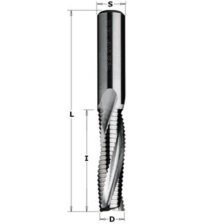 CMT Upcut 3 edge Chip Breaker 10mm Dia ***