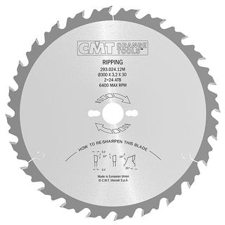 CMT Industrial Rip Blade - 400mm - 36 Tooth