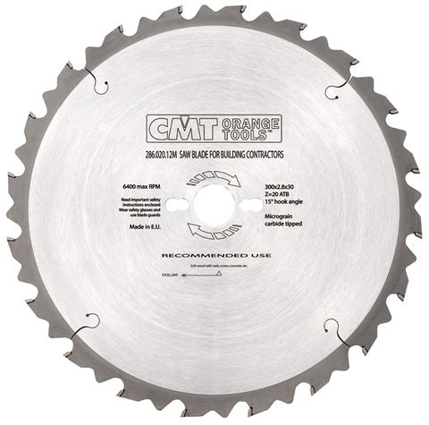 Construction Blade 250mm 16Teeth 2.8Kerf