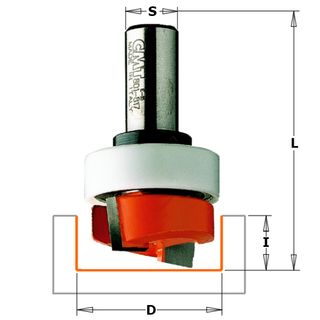 CMT Mortising Bit 31.7 x 5.7mm with Bearing