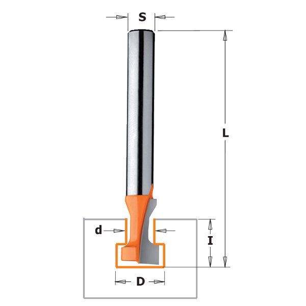 Keyhole Bit 3/8in/ 9.5mm 1/2inShank