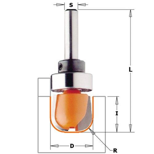 CMT Bowl-Tray Bit 32D w/6.4rad