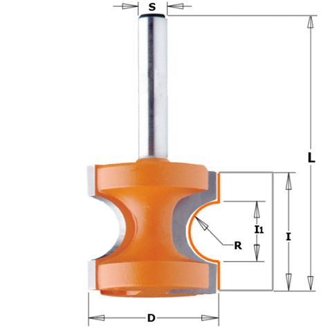 CMT Bull Nose Bit 1/4in / 6.35mm Rad