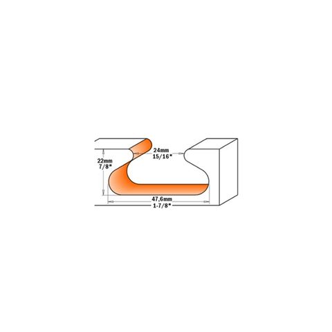 CMT Finger Pull Bit 1-7/8in D x 28.5mm L